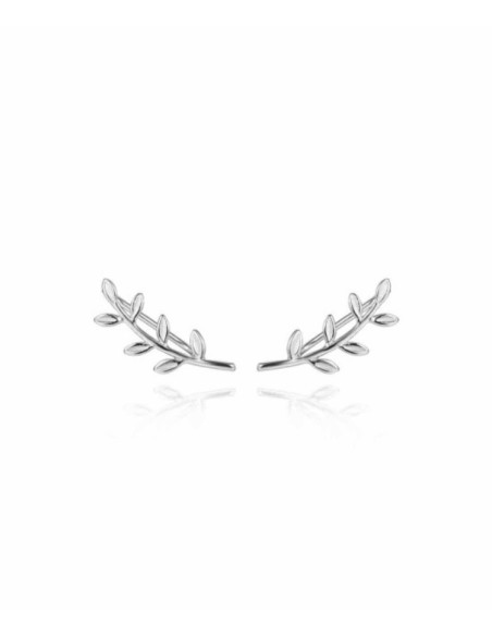 Leaves Ear Climbers | Silver Ear Cuffs, exclusive design | Malu Maiese Leaves Ear Climbers | Silver Ear Cuffs, exclusive design | Malu Maiese