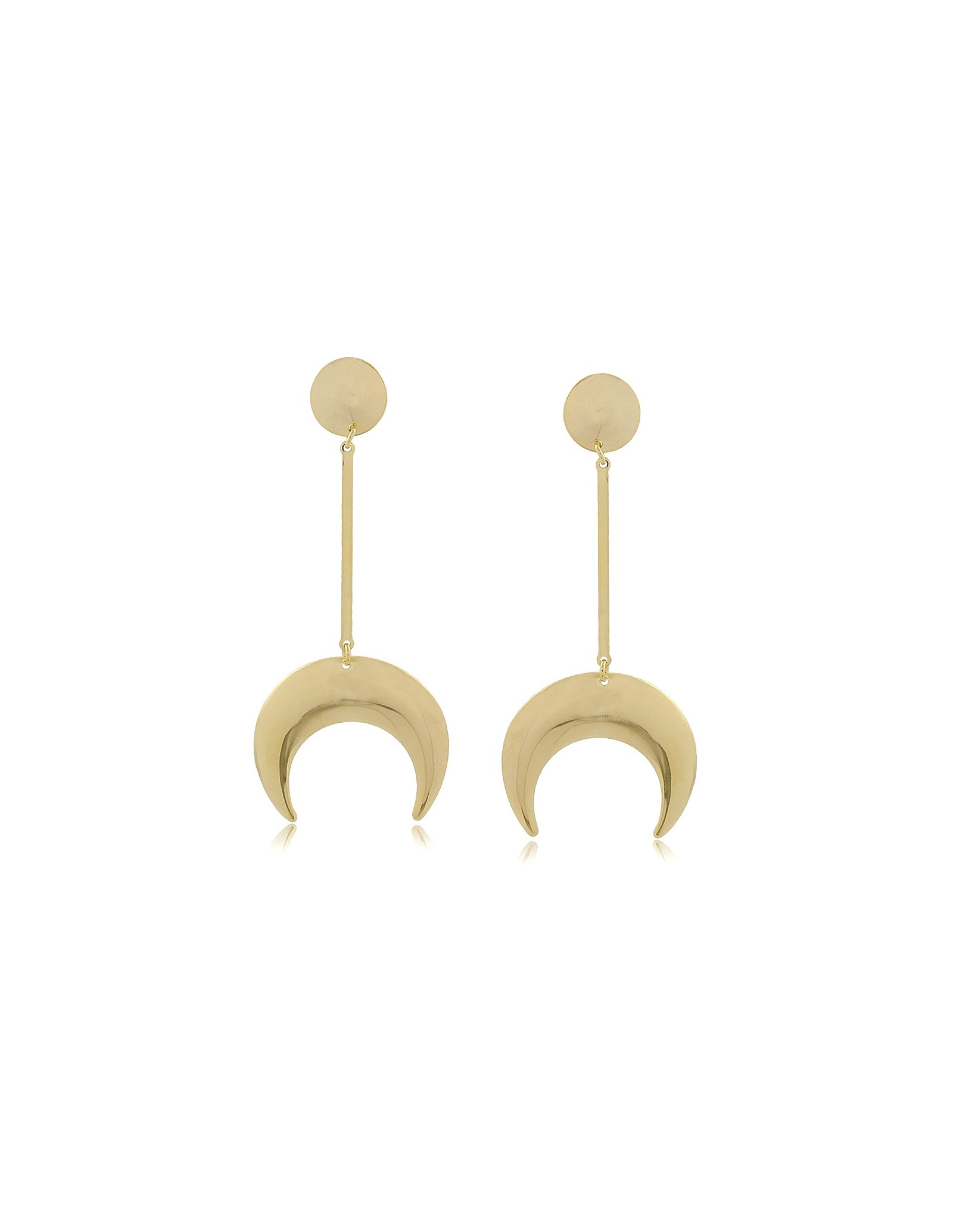 Pendientes Maxi Media Luna | Pendientes XL Ligeros | Malu Maiese