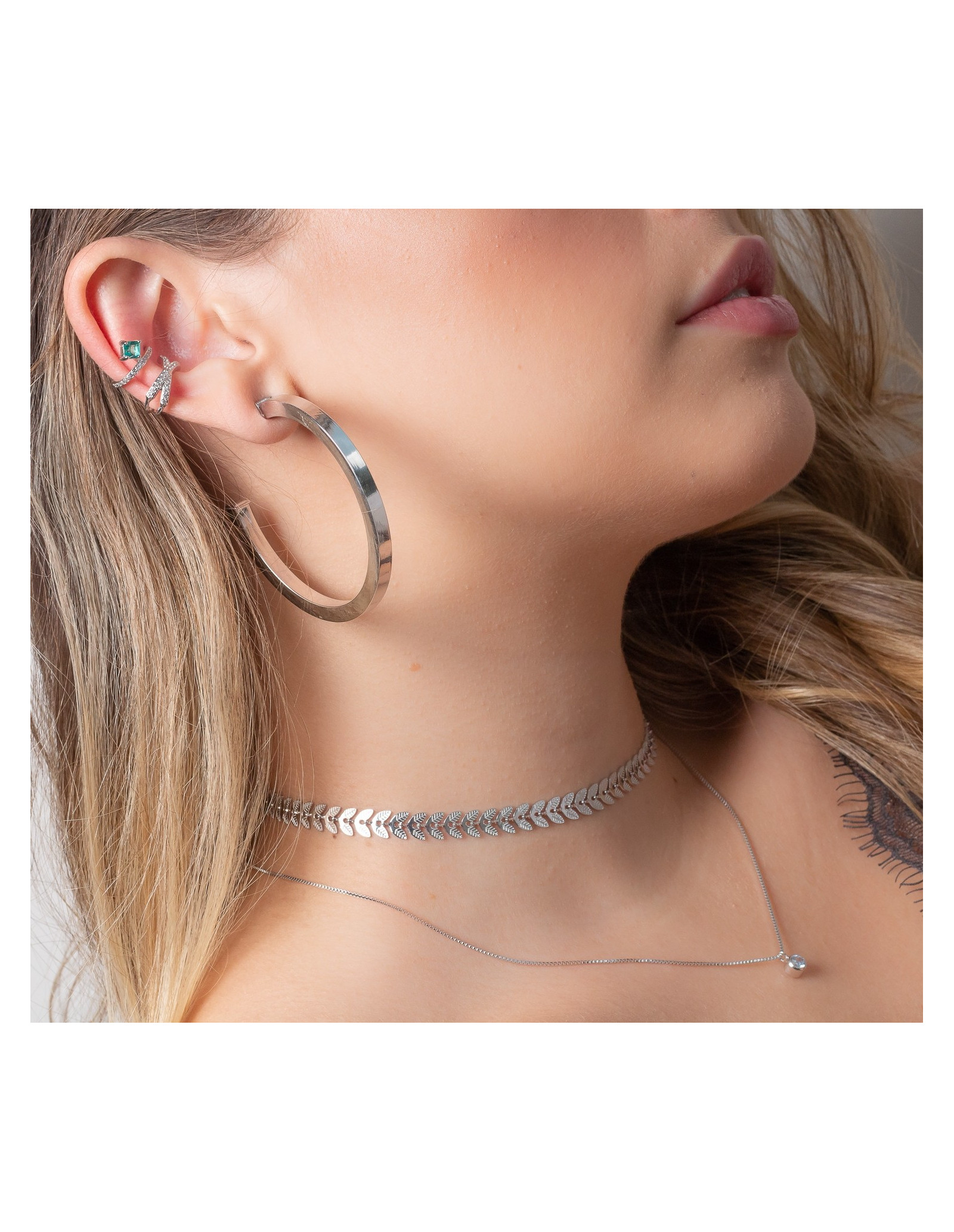 Leaves Choker Necklace | Short Necklace | Malu Maiese