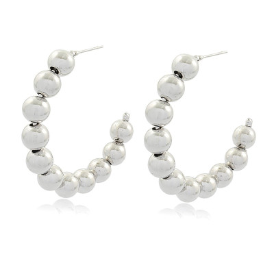 Luisa Ball Hoop Earrings | Ball Hoop Earrings | Malu Maiese 2