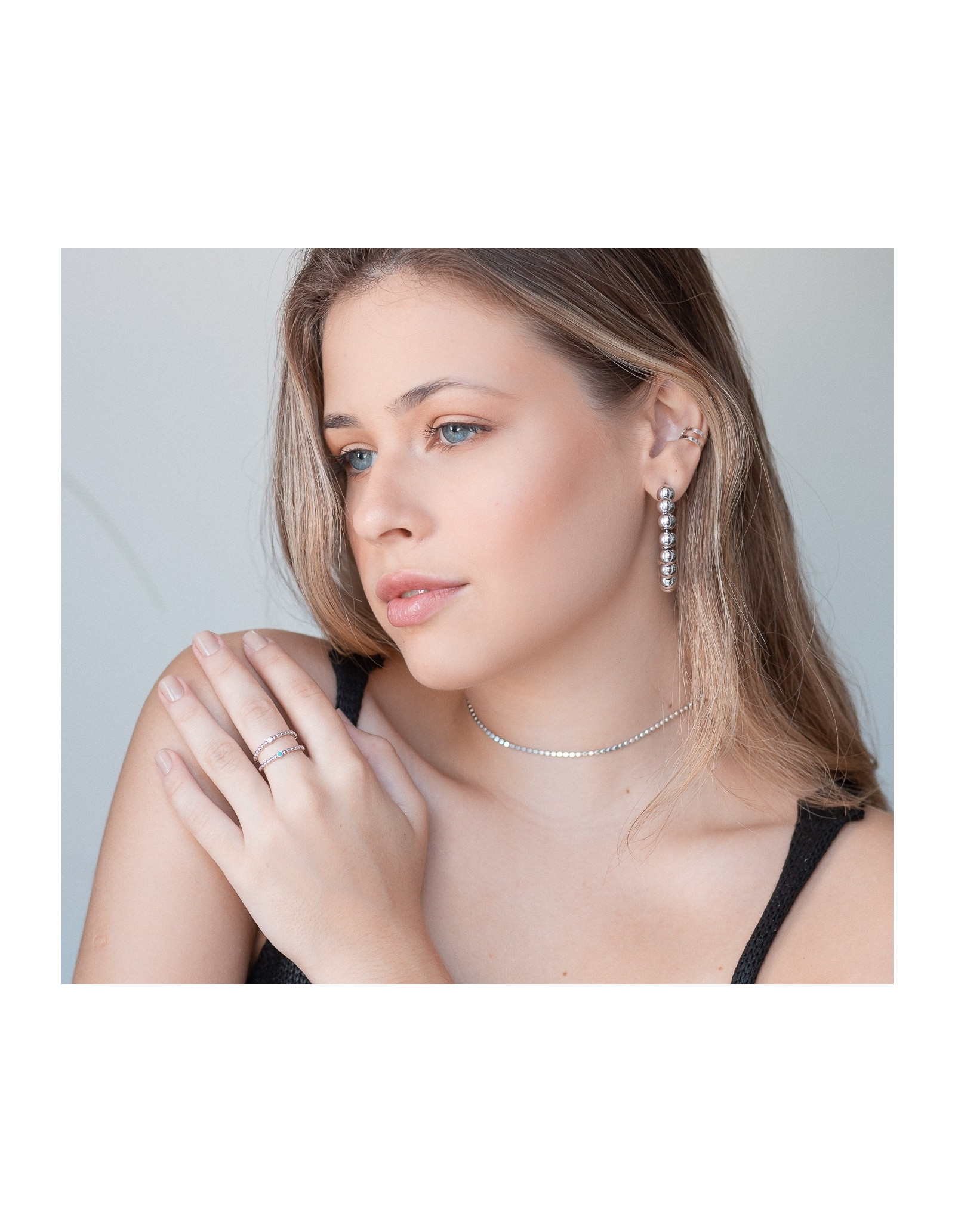 Dotty Choker Necklace | Choker minimalist | Malu Maiese