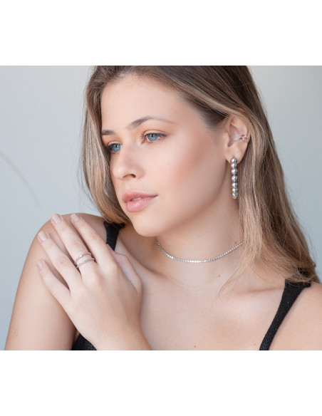 Colar Choker Pontinhos | Colar curto minimalista | Malu Maiese Colar Choker Pontinhos | Colar curto minimalista | Malu Maiese