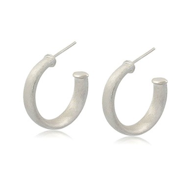 Dri Matte Hoop Earrings