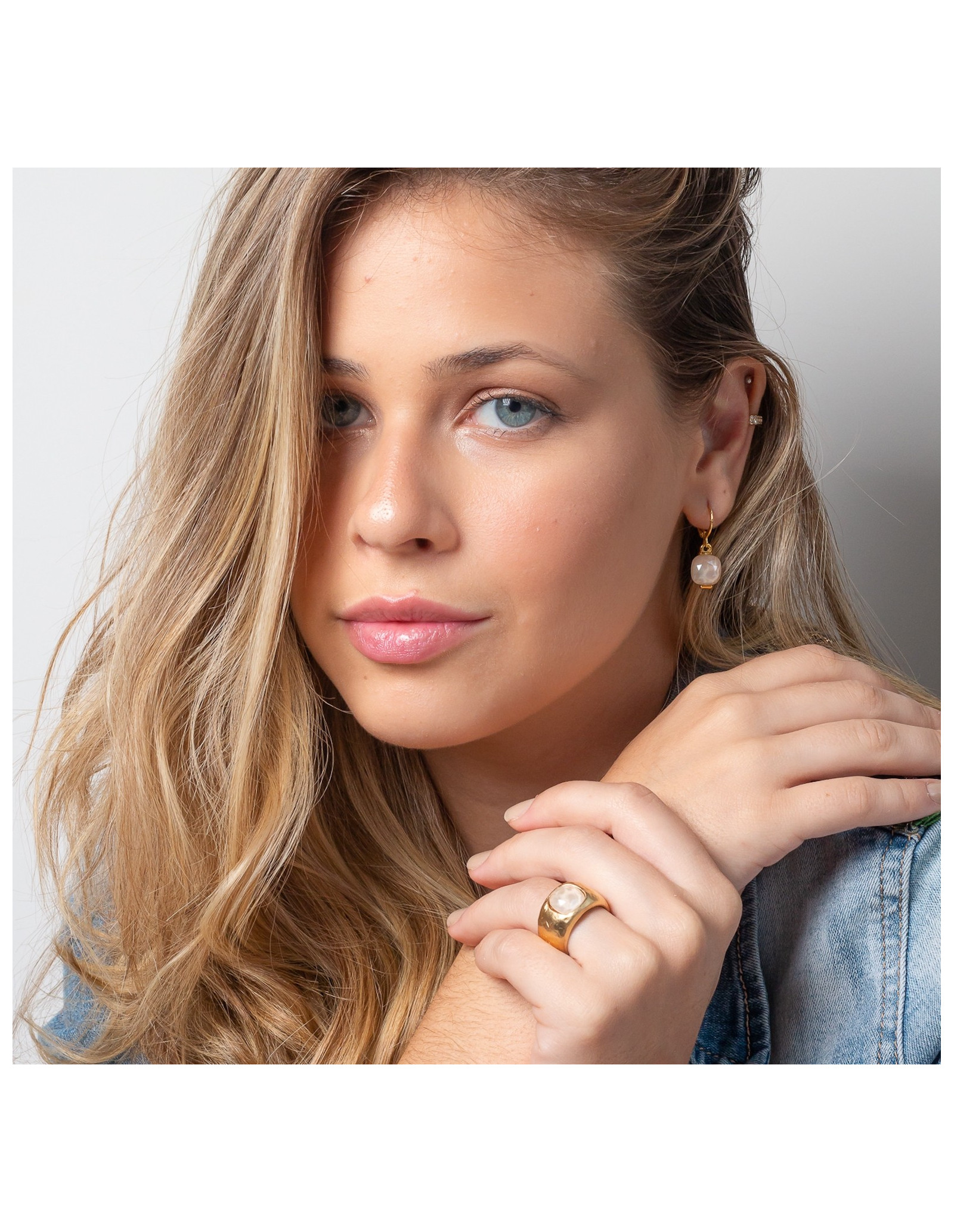 Pendientes Aro Swarovski | Pendientes de Cristal | Malu Maiese