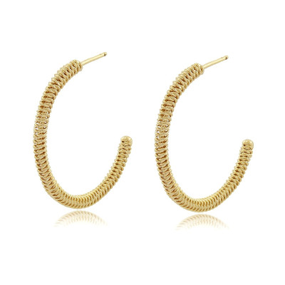 Lili Braided Hoop Earrings 2