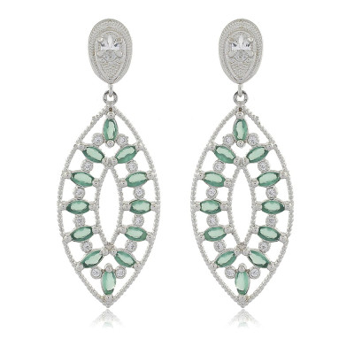 Ultramarine Maxi Earrings | Sophisticated Party Earrings | Malu Maiese 2