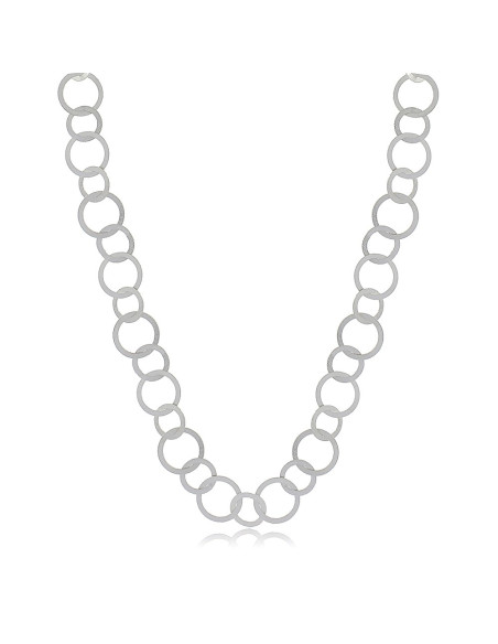 Colar Longo Leme | Colar Corrente com Elos Circulares | Malu Maiese Colar Longo Leme | Colar Corrente com Elos Circulares | Malu Maiese