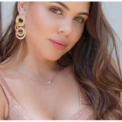Collar Alas | Gargantilla alas de ángel en oro 18k con circonitas. 2