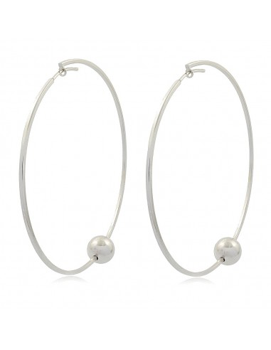 Maxi Pearl Hoop Earrings