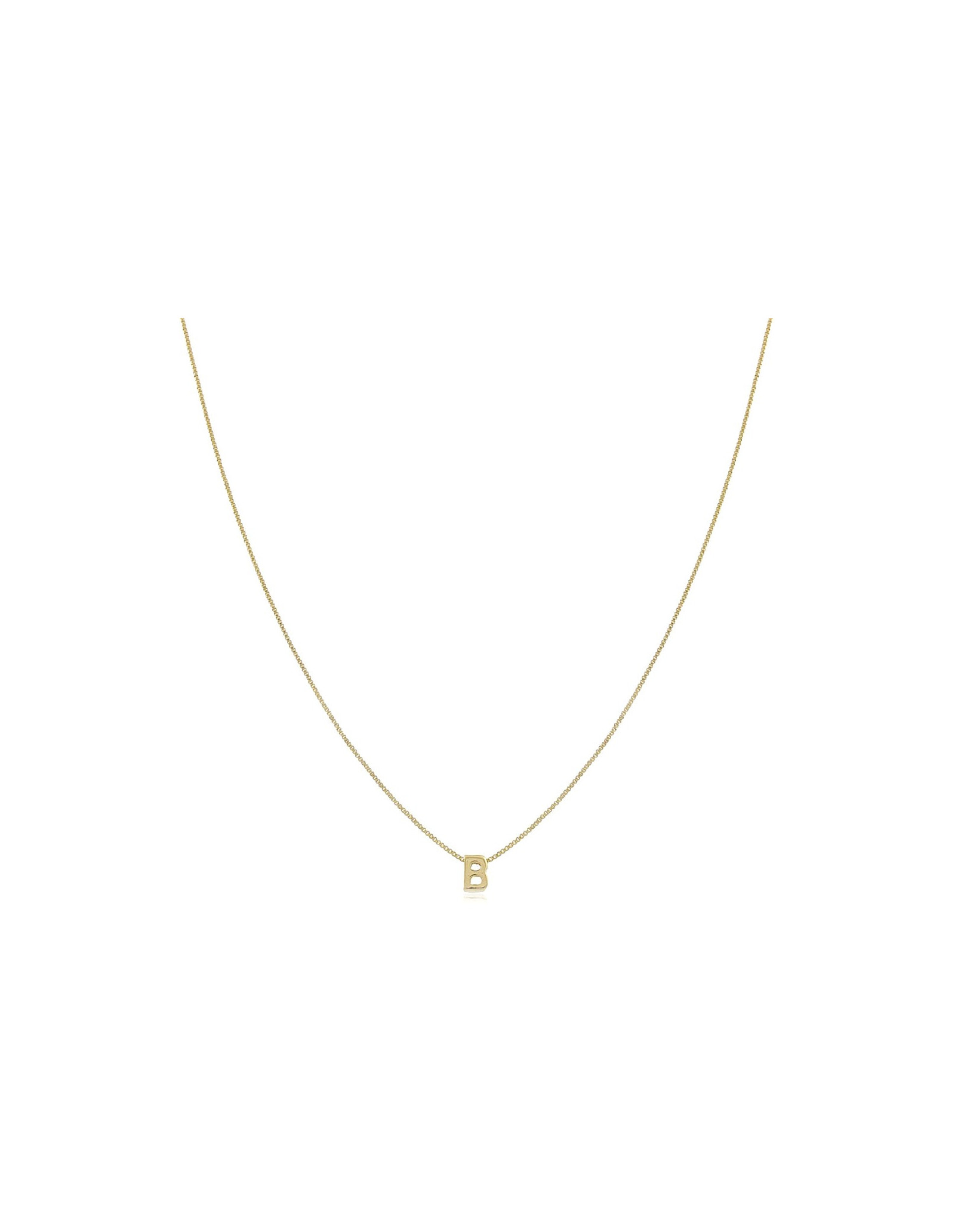 Collar Initials | Collar de Letra Chapado en Oro | Malu Maiese