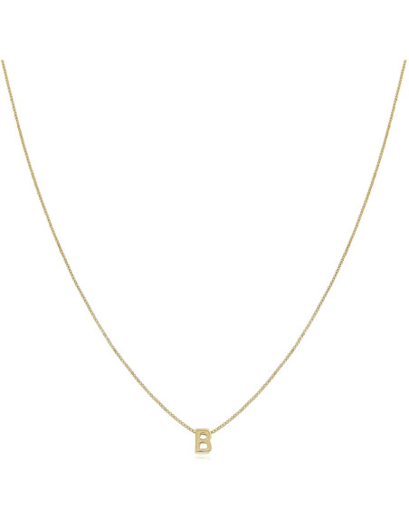 Collar Initials | Collar de Letra Chapado en Oro | Malu Maiese Collar Initials | Collar de Letra Chapado en Oro | Malu Maiese