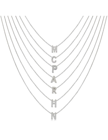 Collar Initials | Collar de Letra Chapado en Oro | Malu Maiese Collar Initials | Collar de Letra Chapado en Oro | Malu Maiese