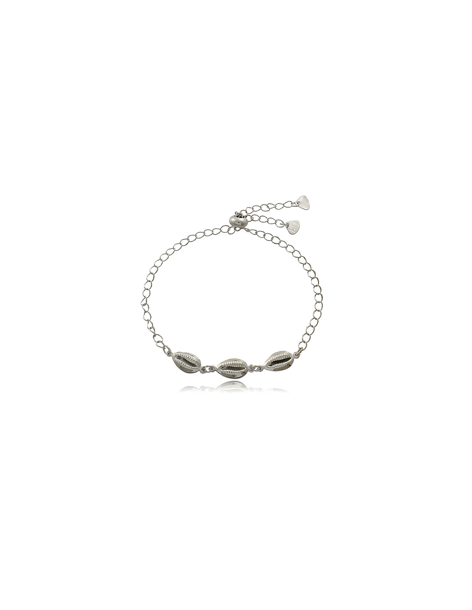 Pulsera Conchas | minimalista, recubierta en oro 18k, largo ajustable.