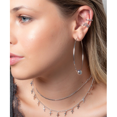 Lumière Ear Cuff | 18k gold plated cz ear cuff, cartilage| Malu Maiese 2
