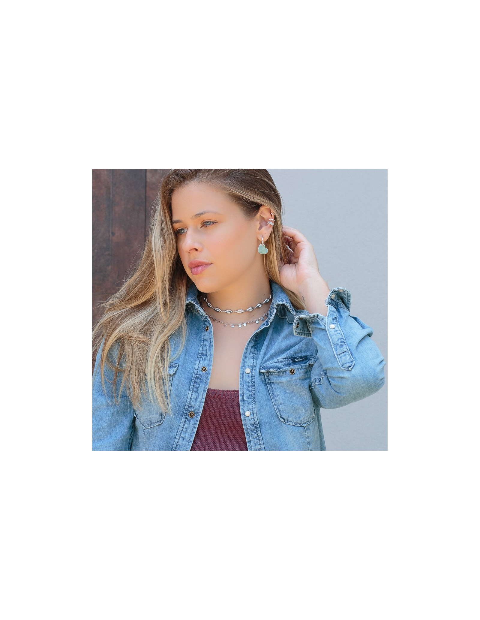 Ear Cuff Babi |Piercing para cartílago rodio circonitas | Malu Maiese