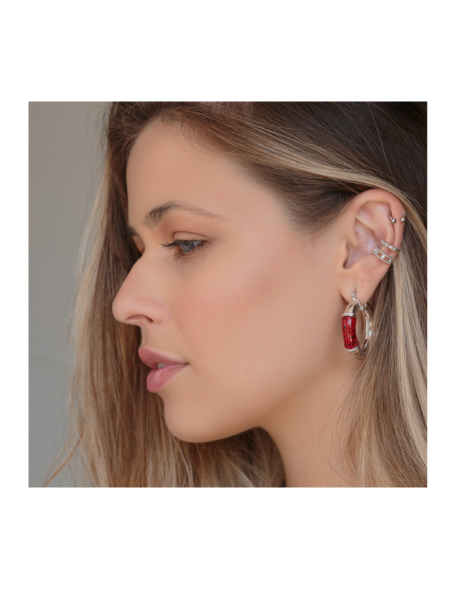 Piercing Jolie | Piercing de pressão para orelha | Malu Maiese