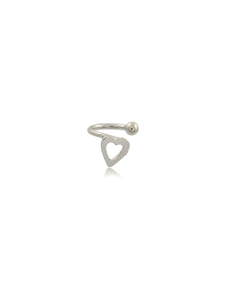 Heart Ear Cuff | 18k gold plated mini heart ear cuff | Malu Maiese Heart Ear Cuff | 18k gold plated mini heart ear cuff | Malu Maiese