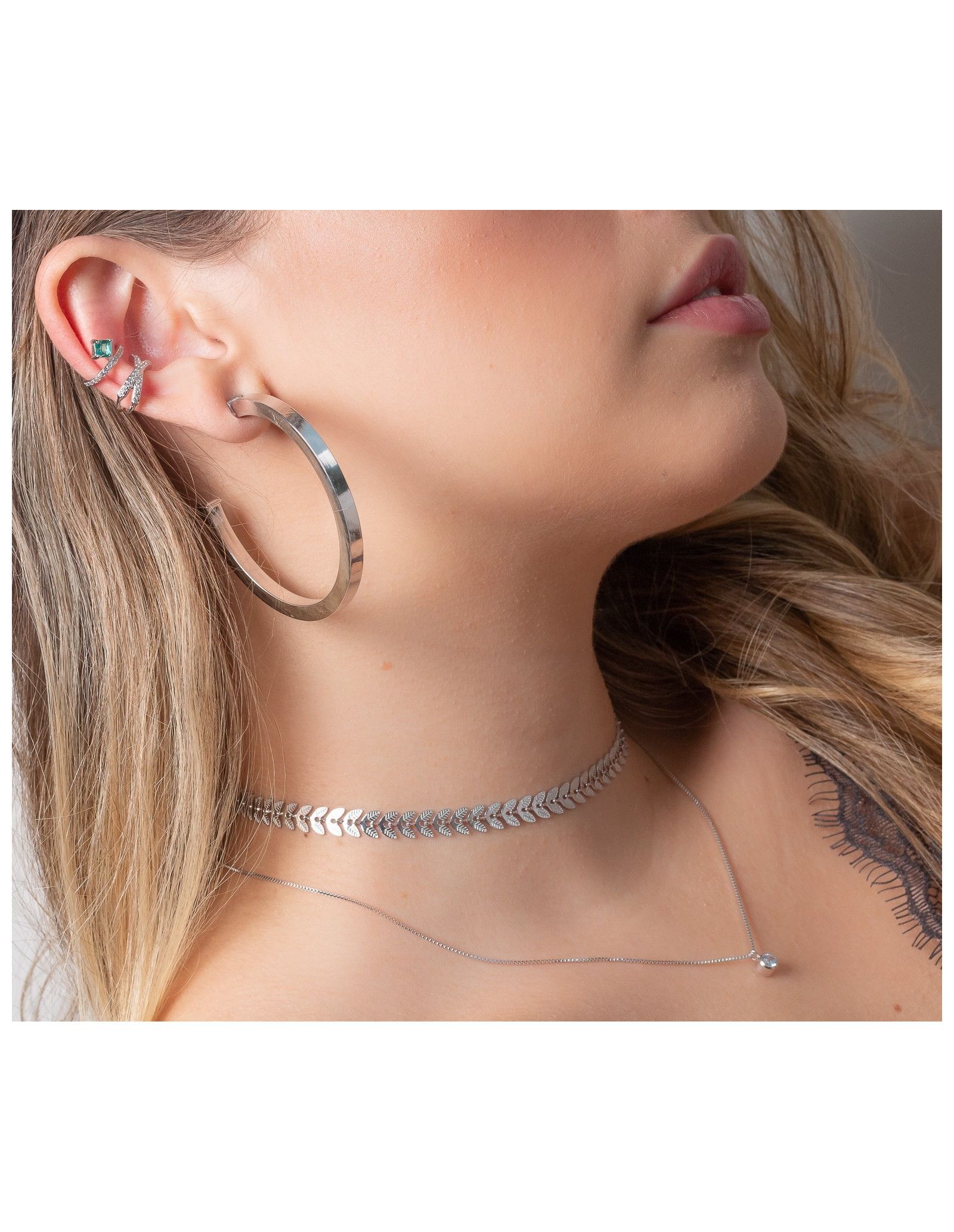 Classy Shiny Hoop Earrings | Versatile Hoop Earrings | Malu Maiese
