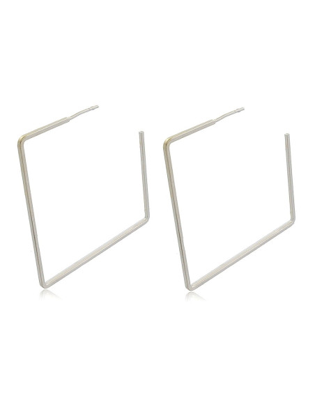 Aros Cuadrados | Pendientes Cuadrados Dorados | Malu Maiese Aros Cuadrados | Pendientes Cuadrados Dorados | Malu Maiese