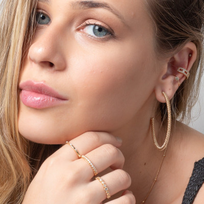 Lili Braided Hoop Earrings 2