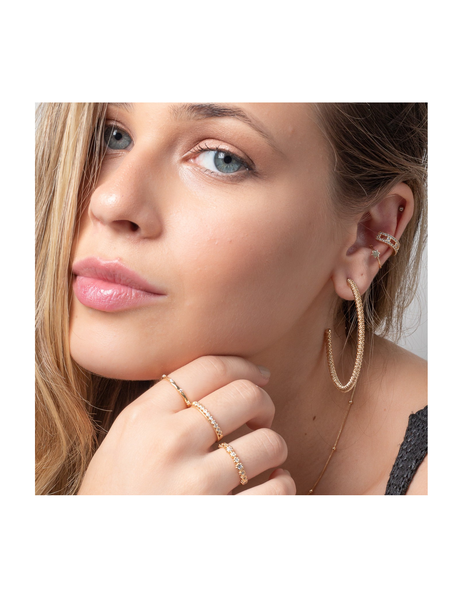 Lili Braided Hoop Earrings