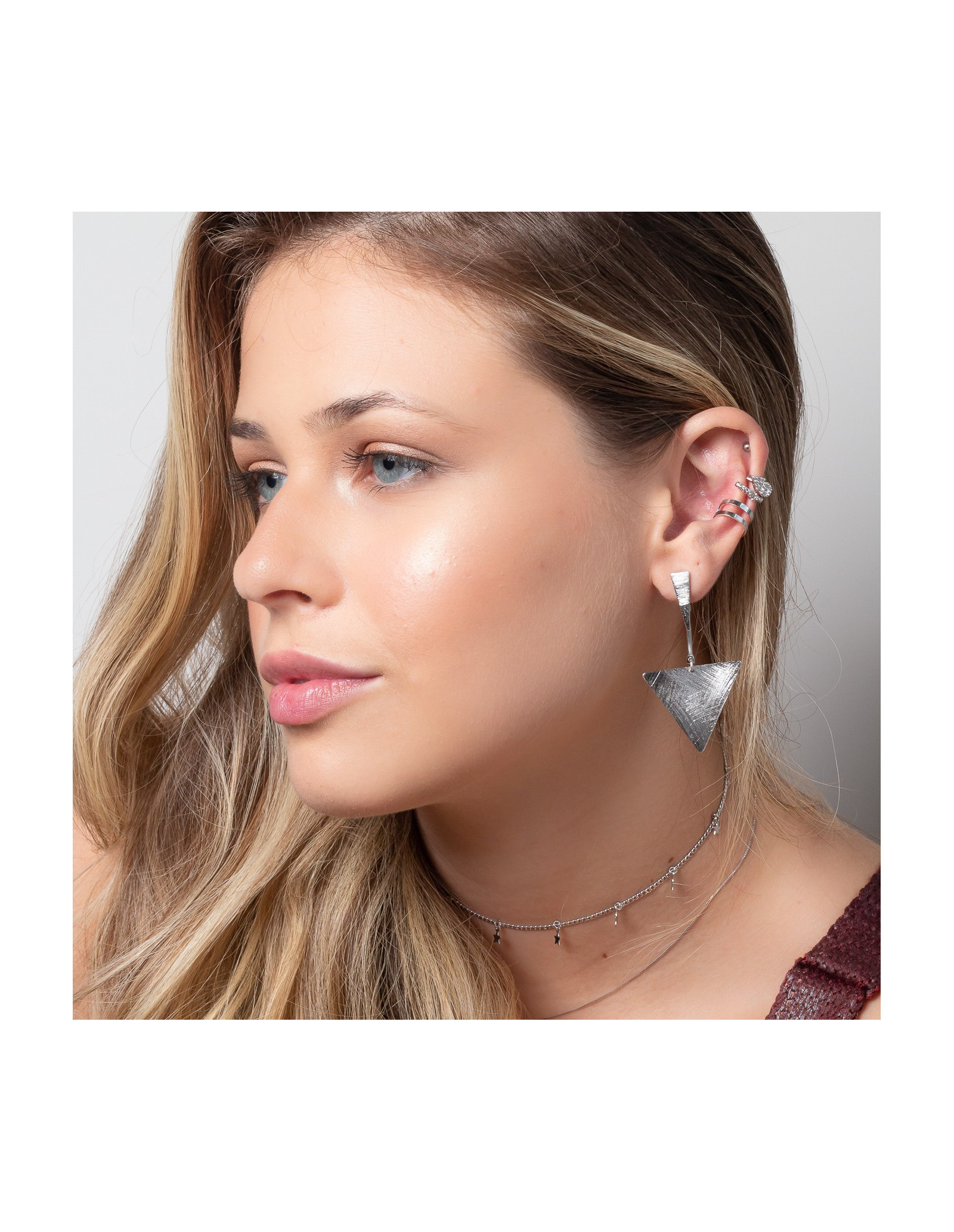 Pendientes Maxi Triangulo | Pendientes XL Fiesta | Malu Maiese