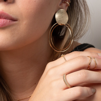 Anillo Boule | Anillos Chapados en Oro 18k 2