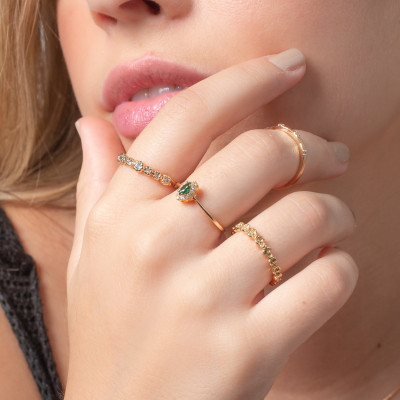 Anillo Piccola Flor | Anillo flores, diseño exclusivo | Malu Maiese 2