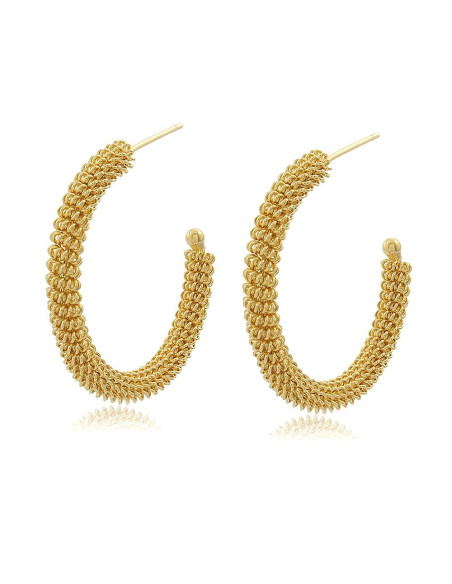 Aros Lolita | Pendientes de aro oro 18k, diseño exclusivo, 3 tamaños. Aros Lolita | Pendientes de aro oro 18k, diseño exclusivo, 3 tamaños.