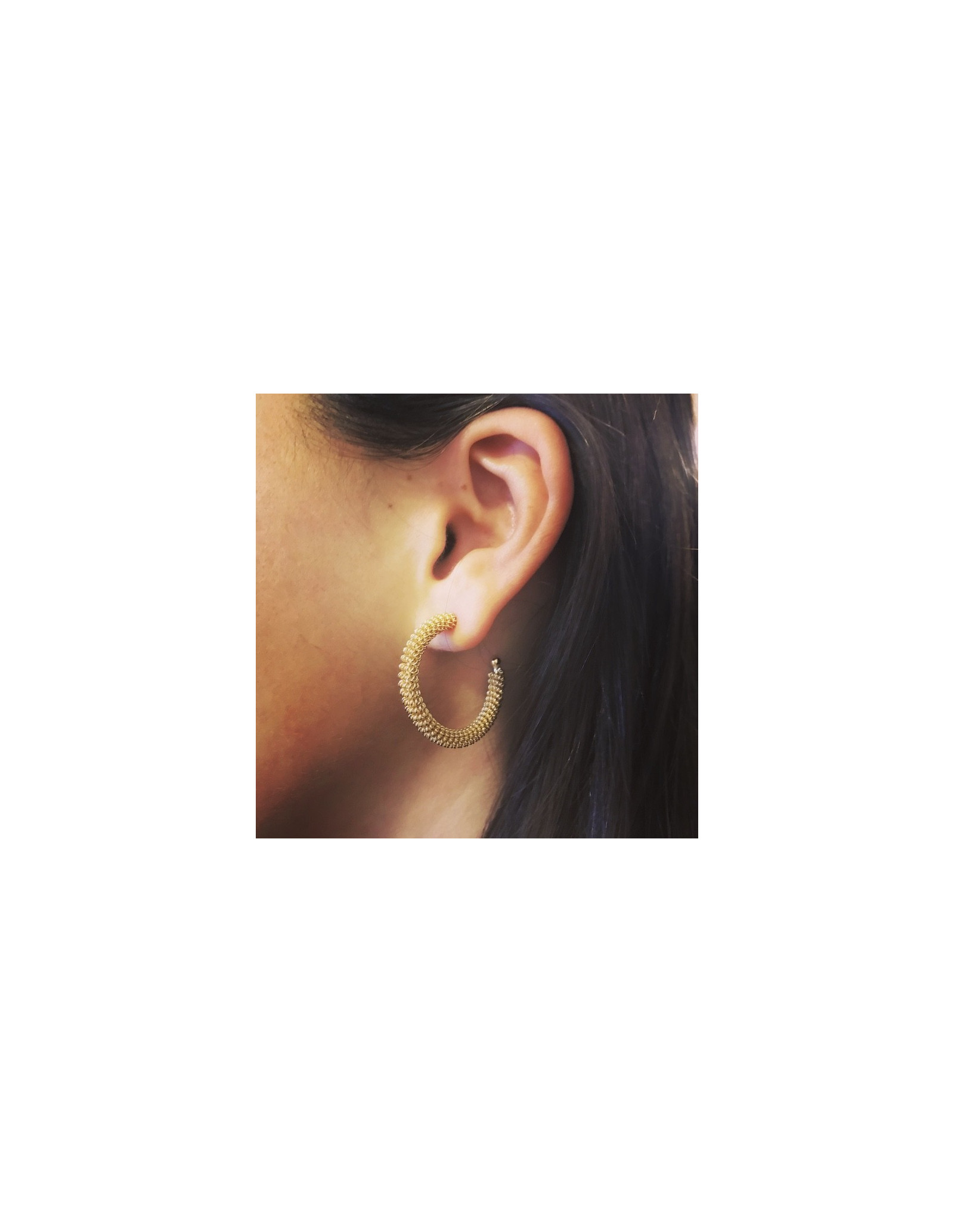 Aros Lolita | Pendientes de aro oro 18k, diseño exclusivo, 3 tamaños.