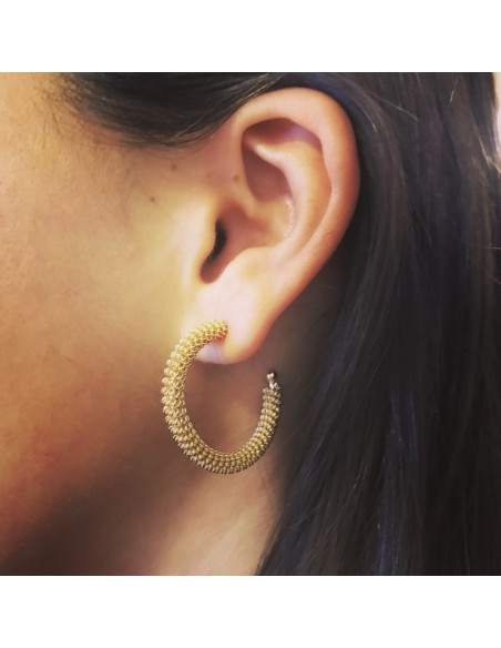Aros Lolita | Pendientes de aro oro 18k, diseño exclusivo, 3 tamaños. Aros Lolita | Pendientes de aro oro 18k, diseño exclusivo, 3 tamaños.