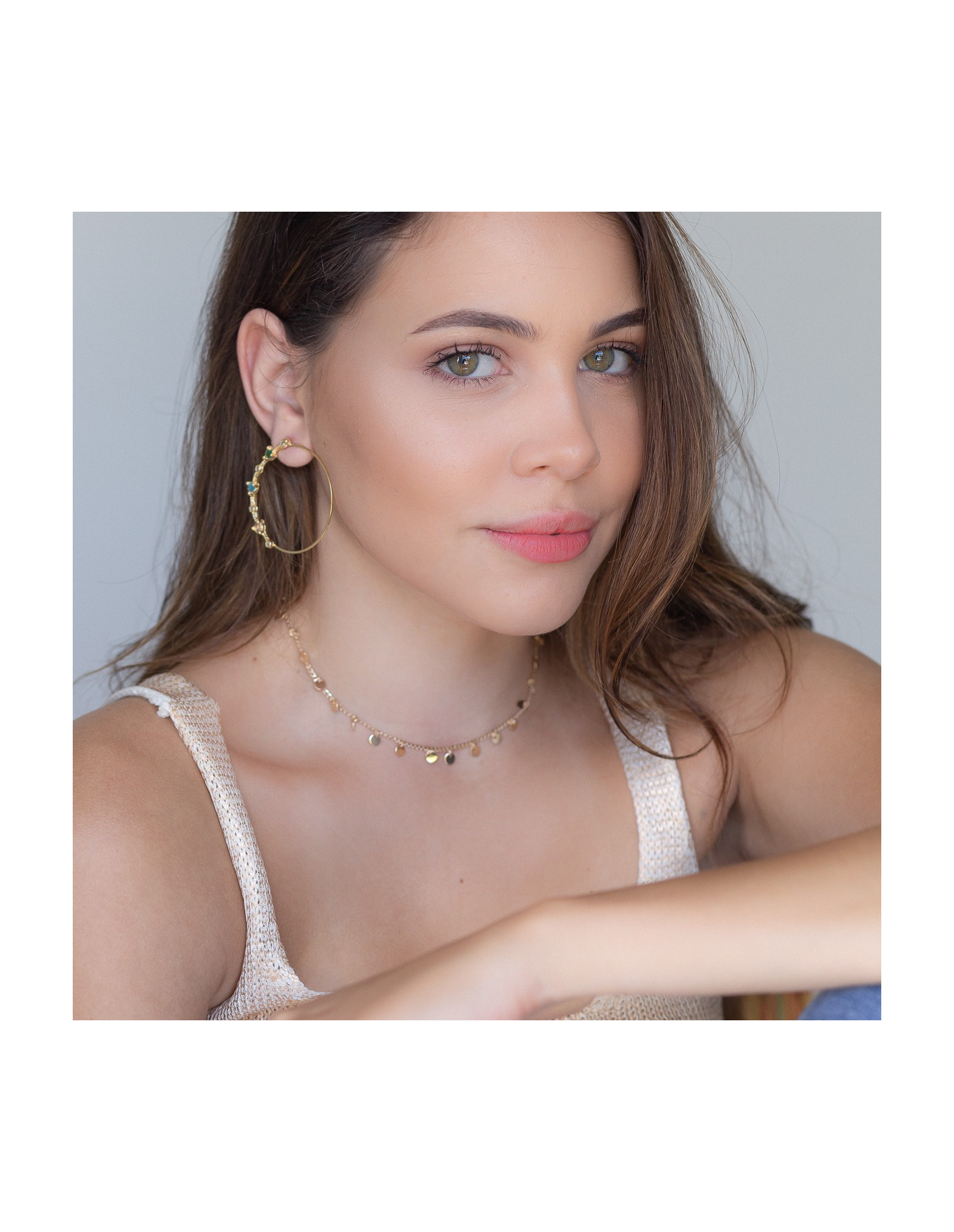Little Medals Choker Necklace | Little medals necklace | Malu Maiese
