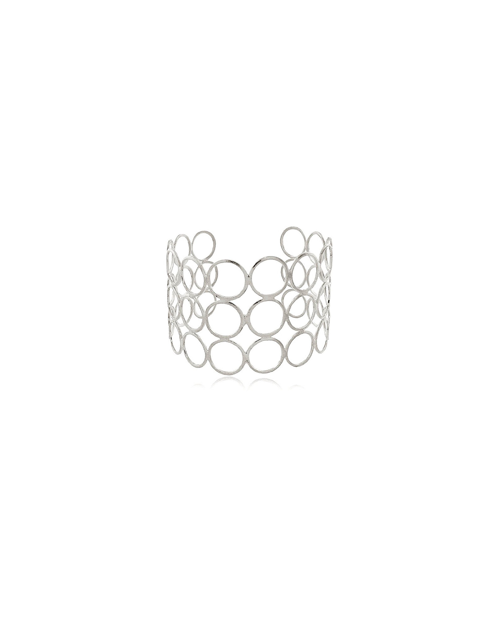Bracelete Bubble | Pulseira rígida banhada em ouro | Malu Maiese