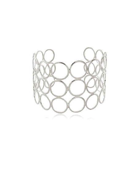 Bracelete Bubble | Pulseira rígida banhada em ouro | Malu Maiese Bracelete Bubble | Pulseira rígida banhada em ouro | Malu Maiese