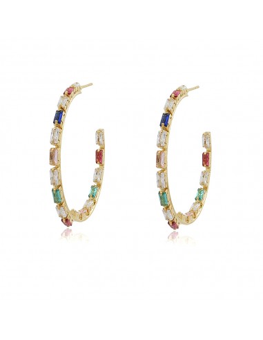 Multicoloured Hoop Earrings