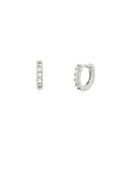 Argola Mini Zirconia | Brinco, piercing com zirconias | Malu Maiese Argola Mini Zirconia | Brinco, piercing com zirconias | Malu Maiese