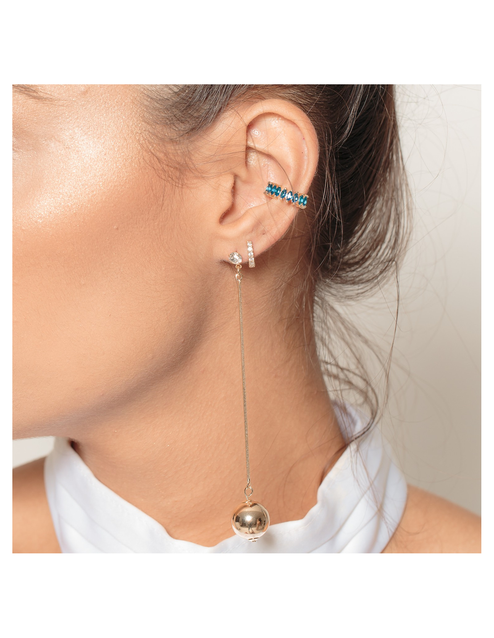 Aros Mini Circonita | Aros o Piercing Mini Circonitas| Malu Maiese