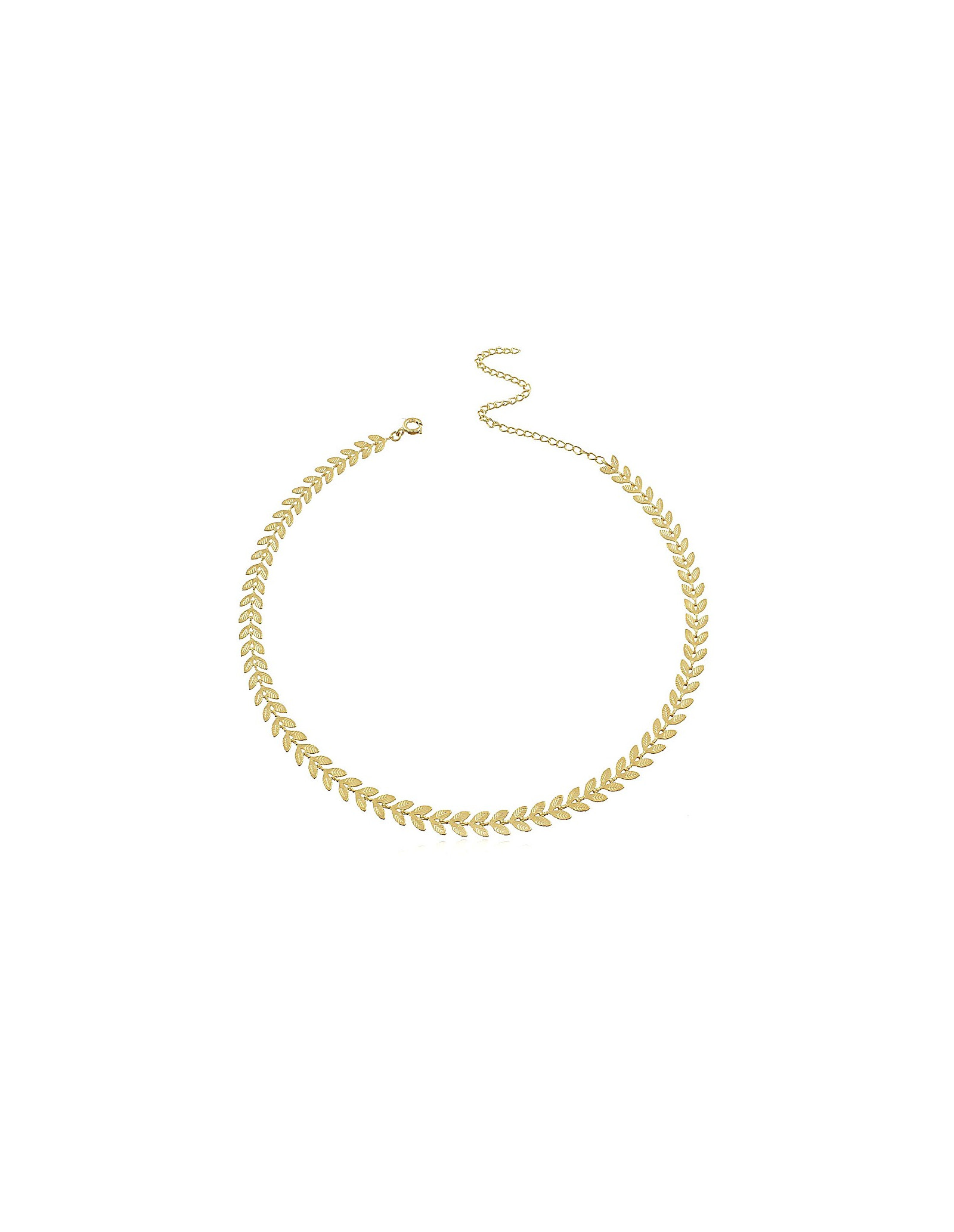Colar Curto Folha de Nero | Choker Folhas | Malu Maiese