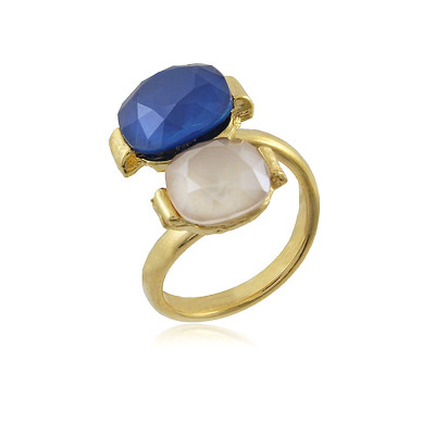 Anillo Swarovski Doble | Anillo Swarovski Ajustable | Malu Maiese 2