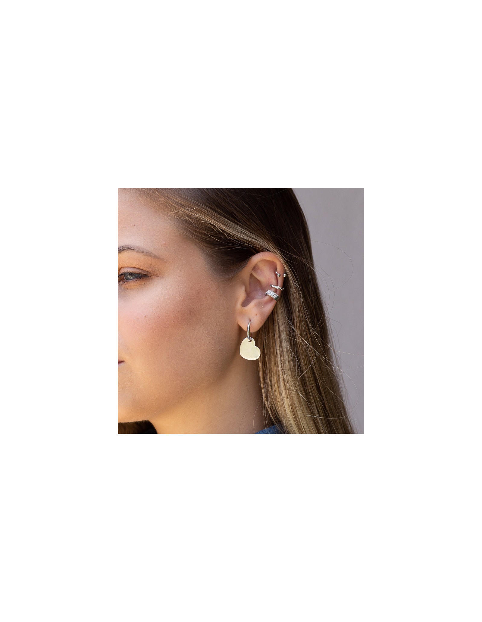 Ear Cuff Babi |Piercing para cartílago rodio circonitas | Malu Maiese