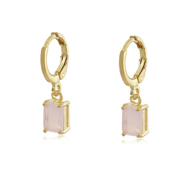 Argola Chiara | Brincos de Argola Zircônia Baghette | Malu Maiese 2