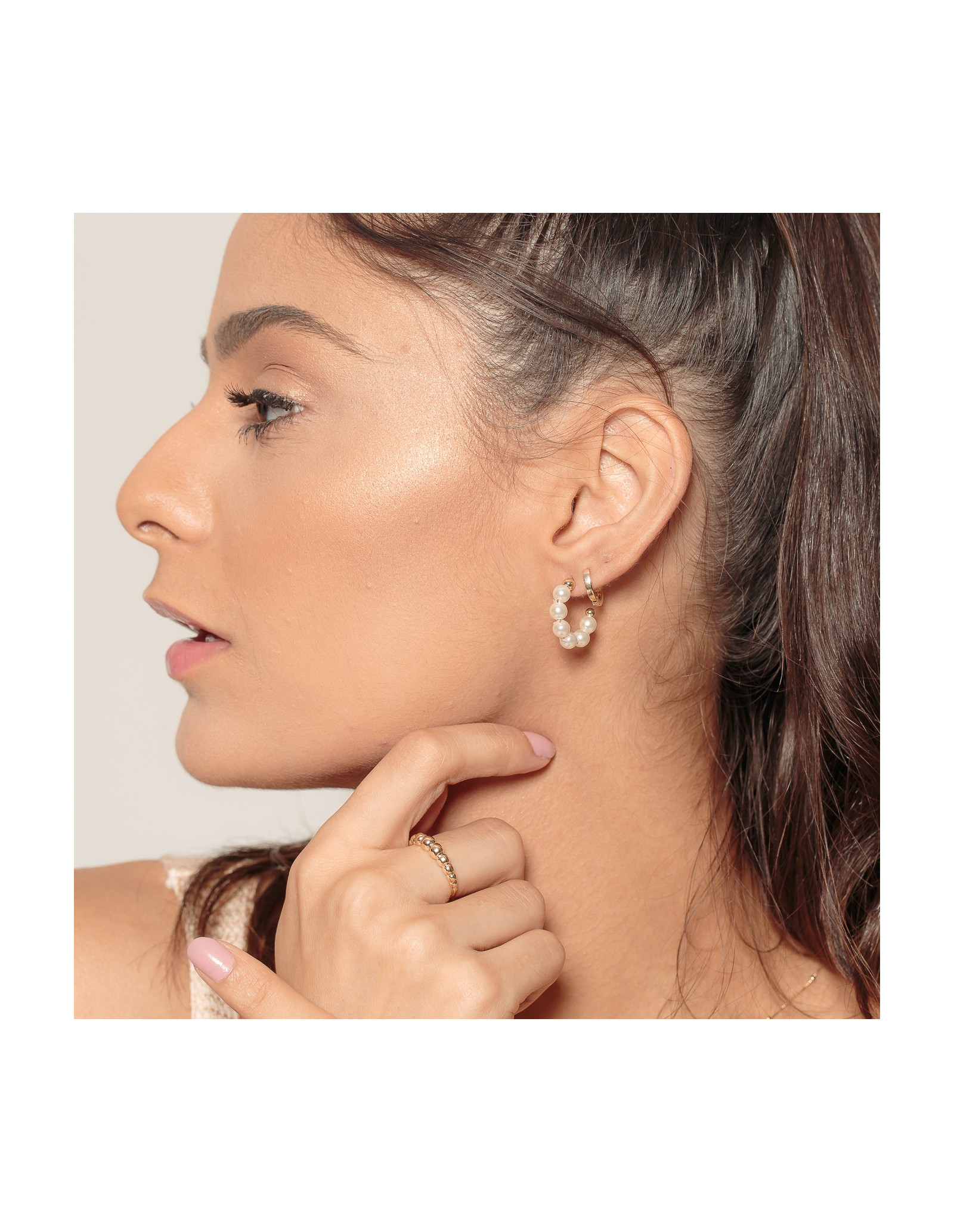 Aros Mini Flat | Pendientes de Aro Pequeño Básicos | Malu Maiese