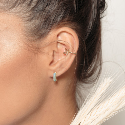 Ear cuff Flor | Piercing de Oreja sin Perforación | Malu Maiese 2