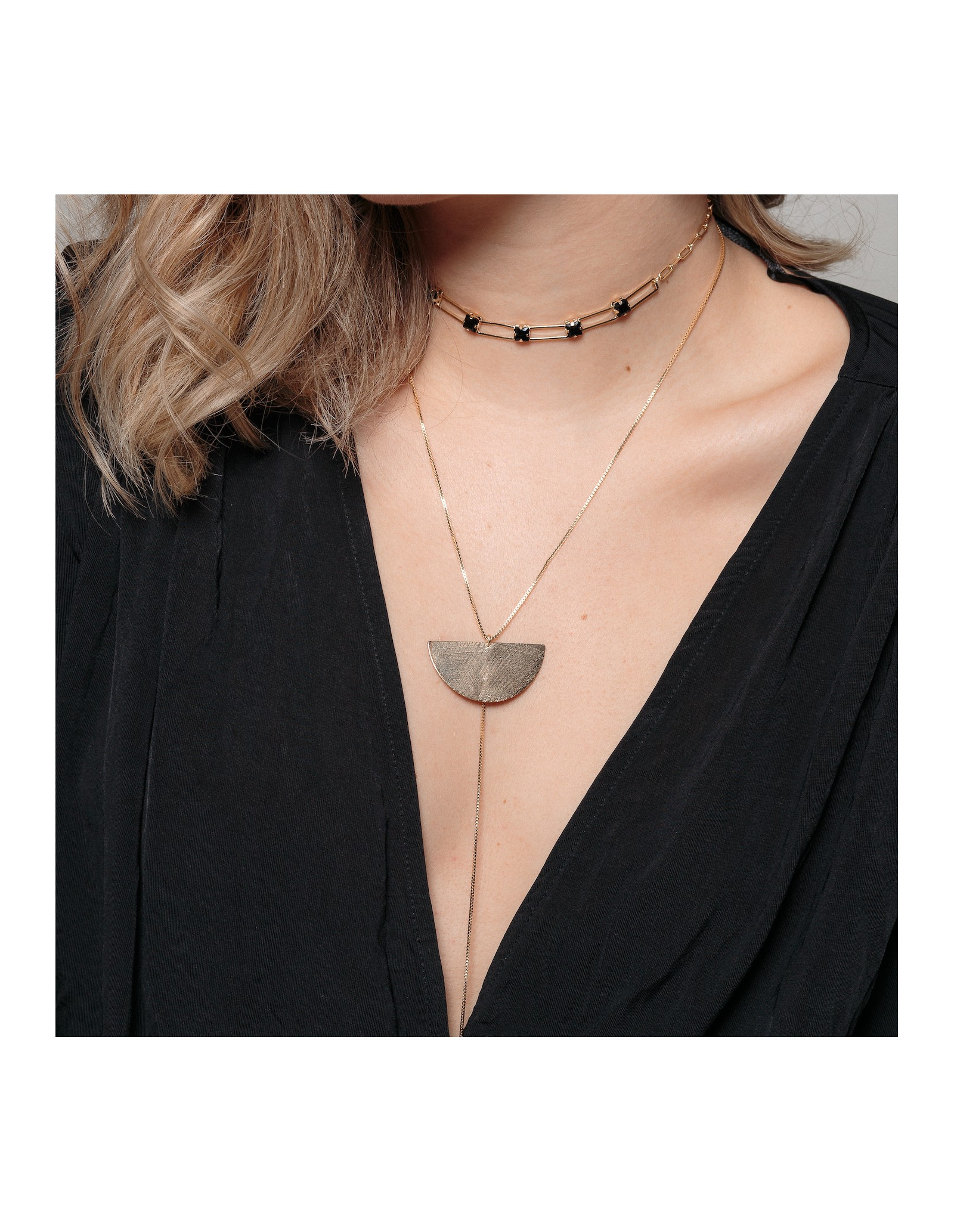 Yara Necklace | Long lariat necklace | Malu Maiese