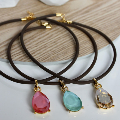 Swarovski Tear Necklace | Swarovski Necklace | Malu Maiese 2