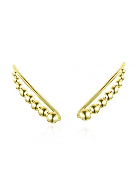 Pendientes Trepadores Pelotitas |en Plata 925 | Malu Maiese Pendientes Trepadores Pelotitas |en Plata 925 | Malu Maiese