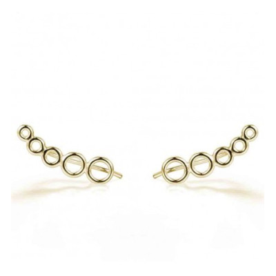 Brinco Ear Cuff Círculos | Ear Cuff Prata 925 | Malu Maiese 2