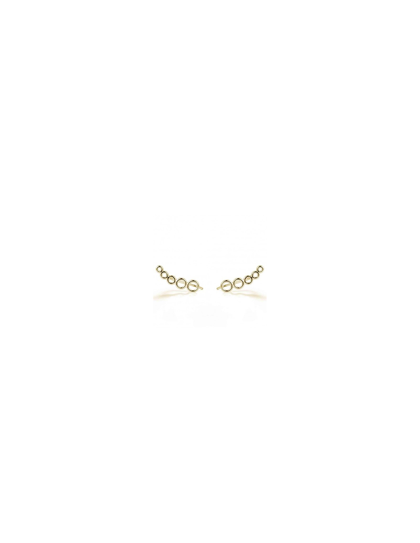 Circles Ear Climbers | 925 Sterling Silver Ear Climbers | Malu Maiese