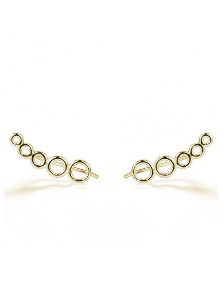Circles Ear Climbers | 925 Sterling Silver Ear Climbers | Malu Maiese Circles Ear Climbers | 925 Sterling Silver Ear Climbers | Malu Maiese