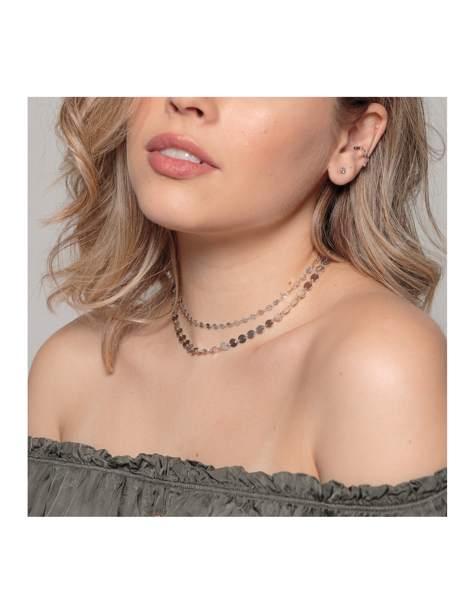 Pointille Choker Necklace | Short Necklace | Malu Maiese
